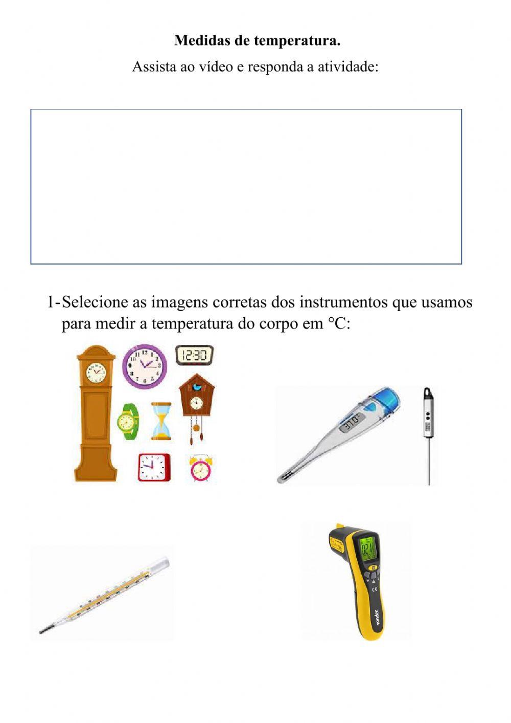 Medidas de temperatura