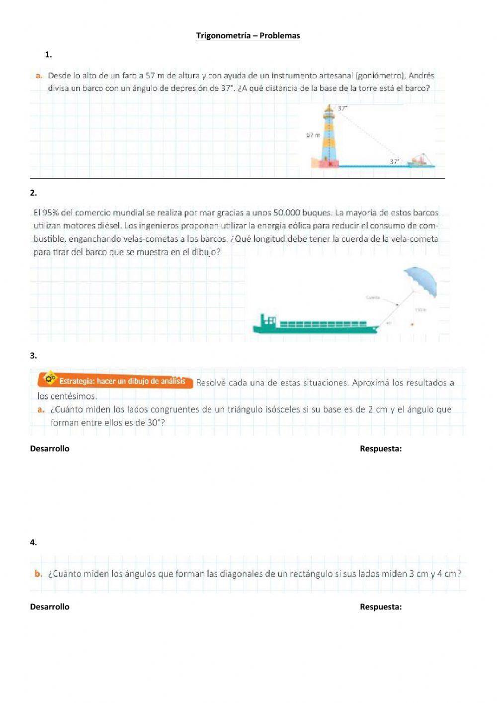 Trigonometría- Problemas
