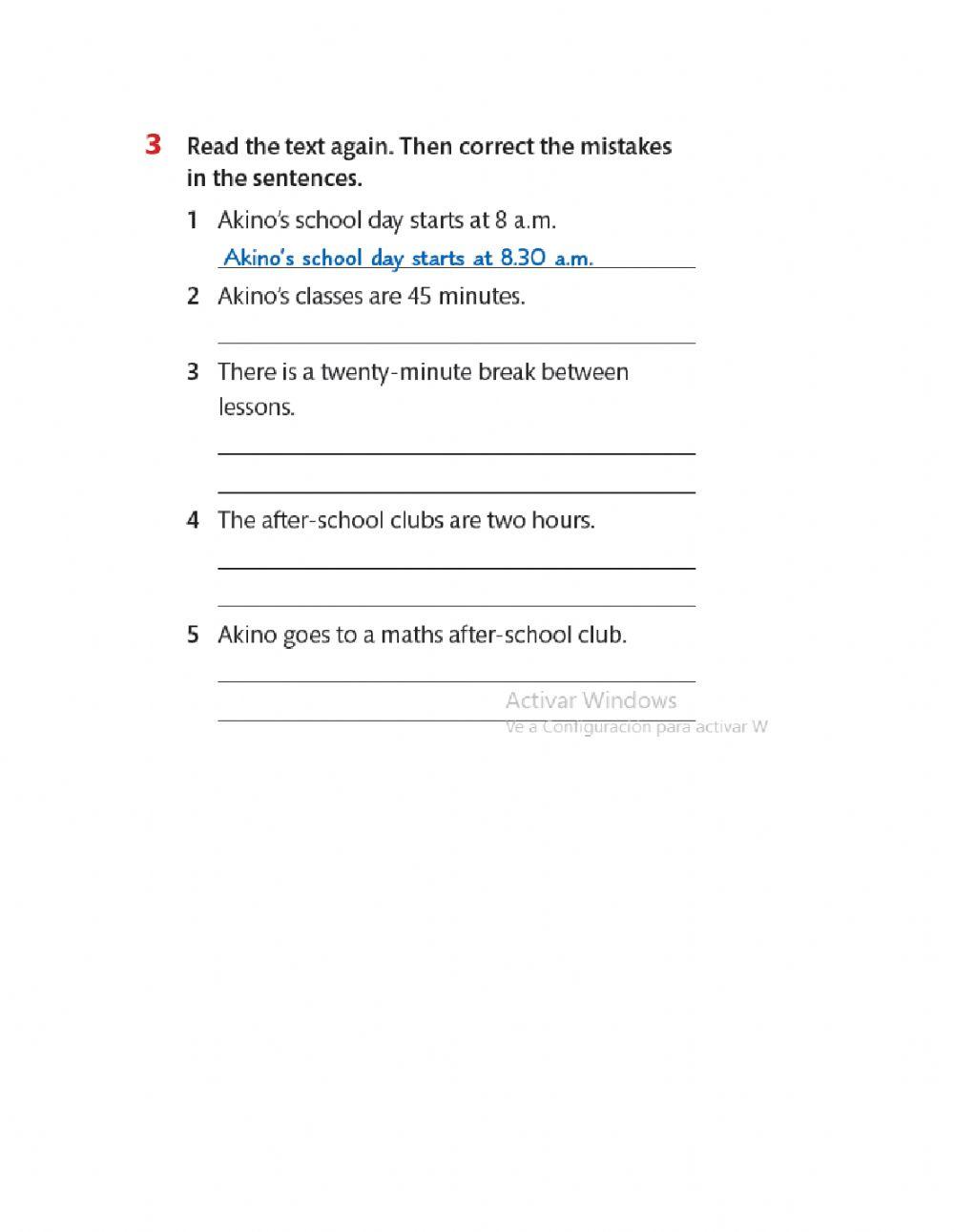 Reading and writing English as a Second Language (ESL) activity | Live ...