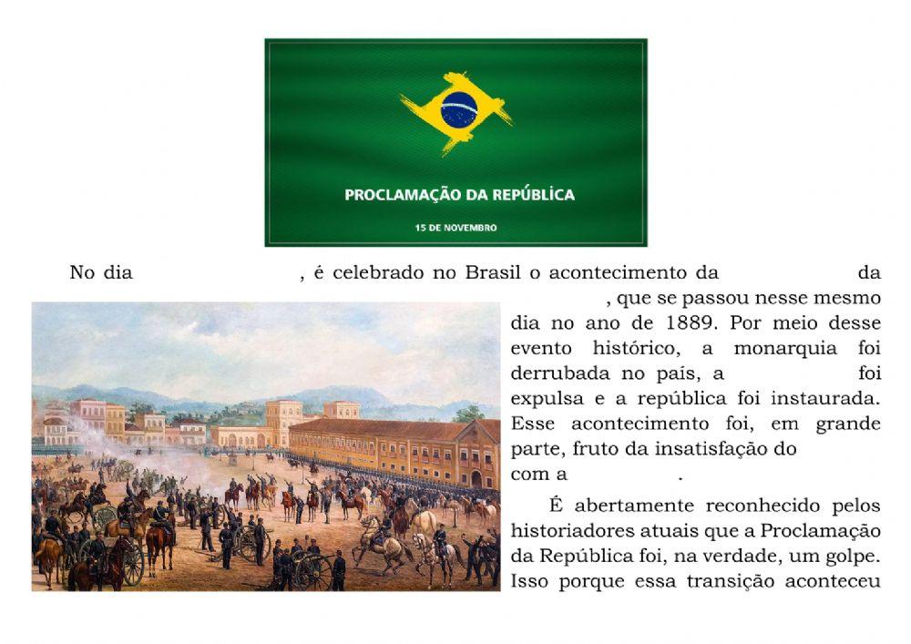 A Proclamação da República
