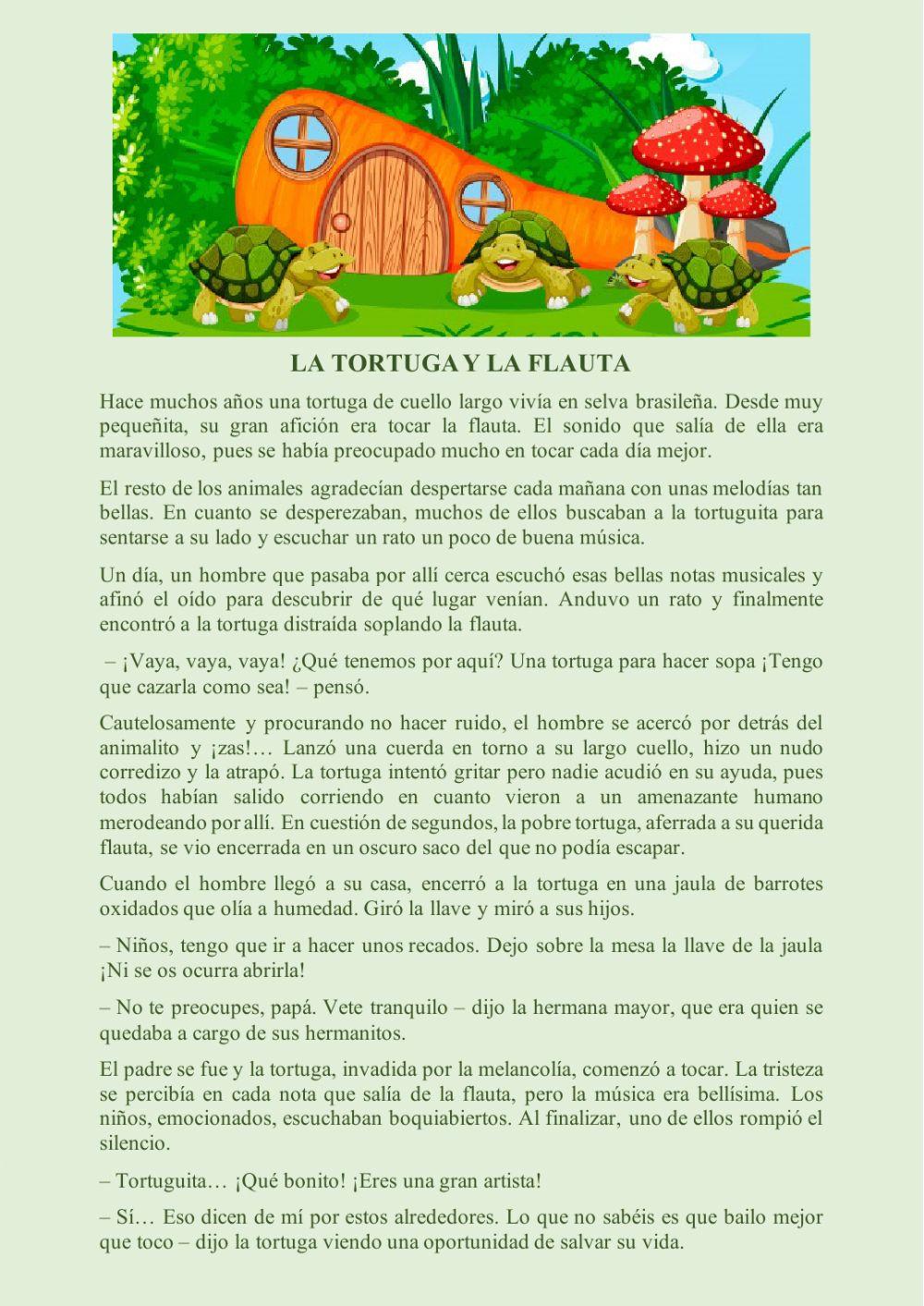 La tortuga y la flauta