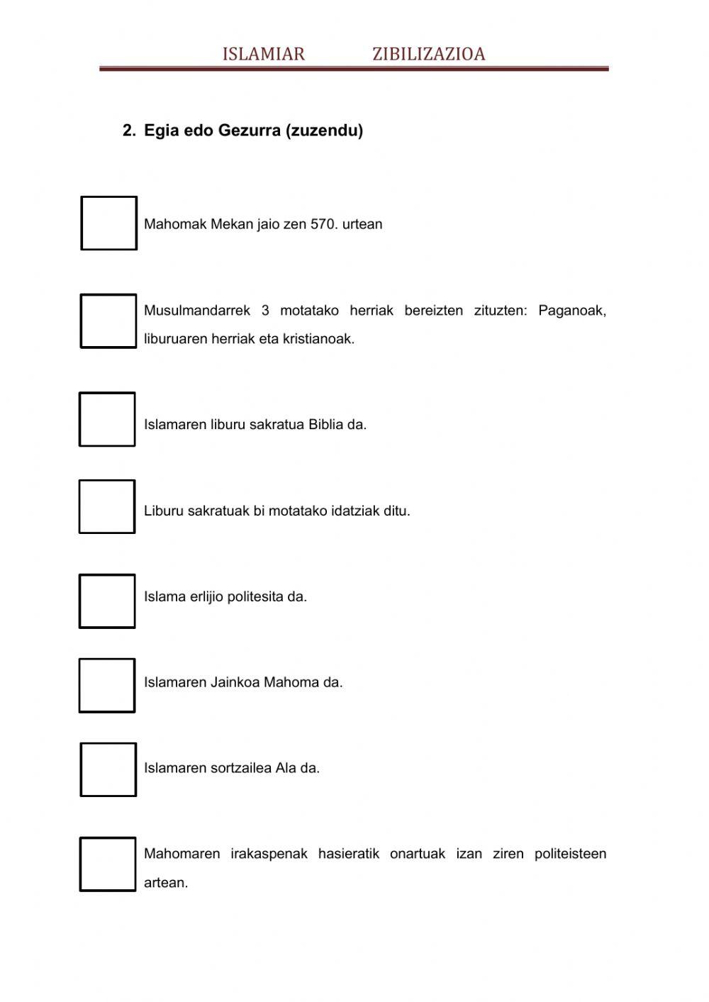 Islamiar zibilizazioa