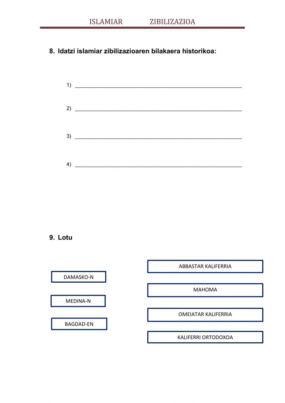 Islamiar zibilizazioa