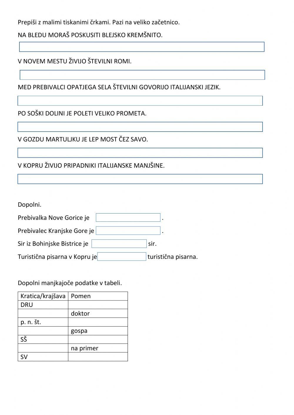 Pogovor, pismo, VZ Pogovor, pismo, VZ