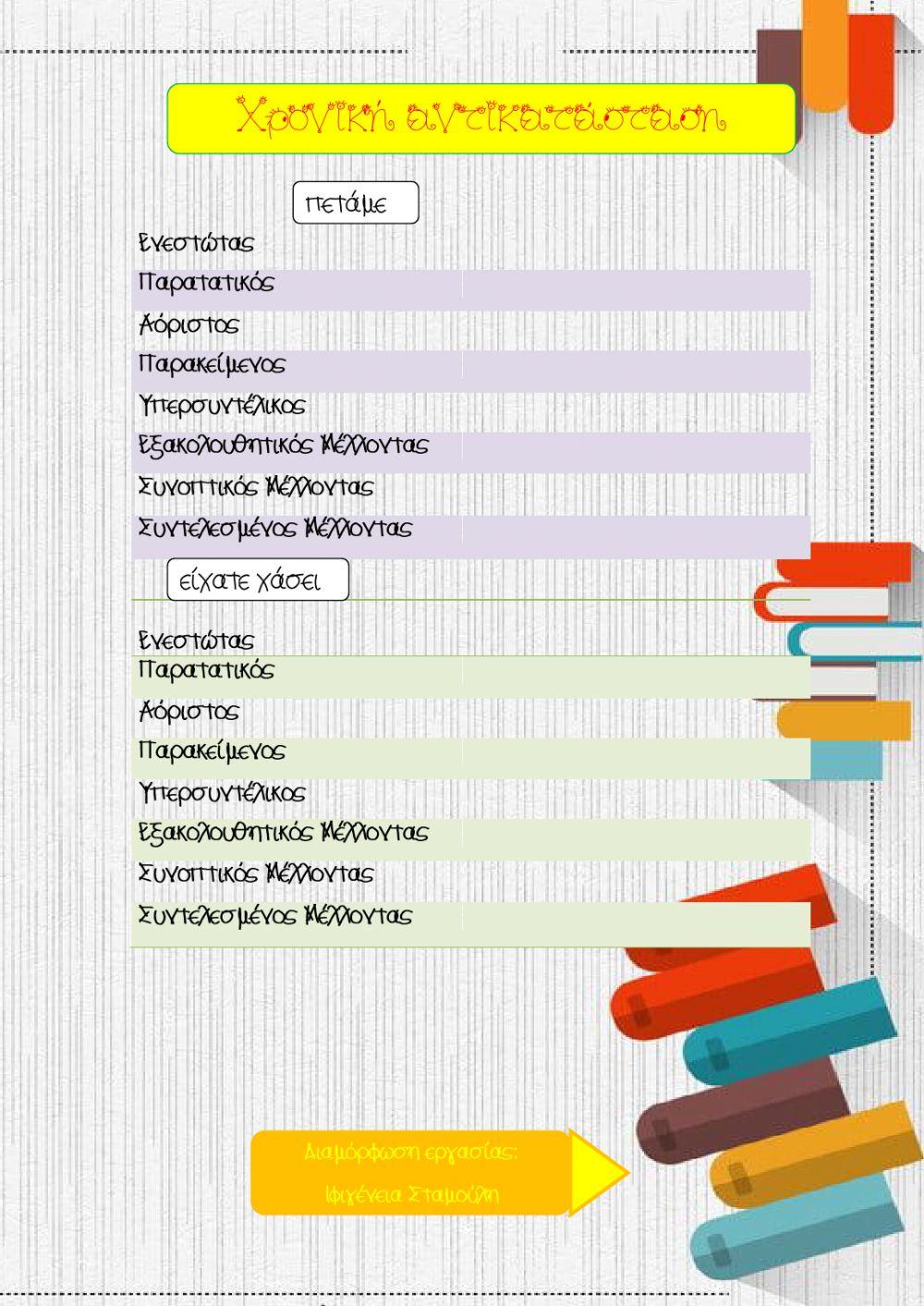 Χρονική αντικατάσταση 1