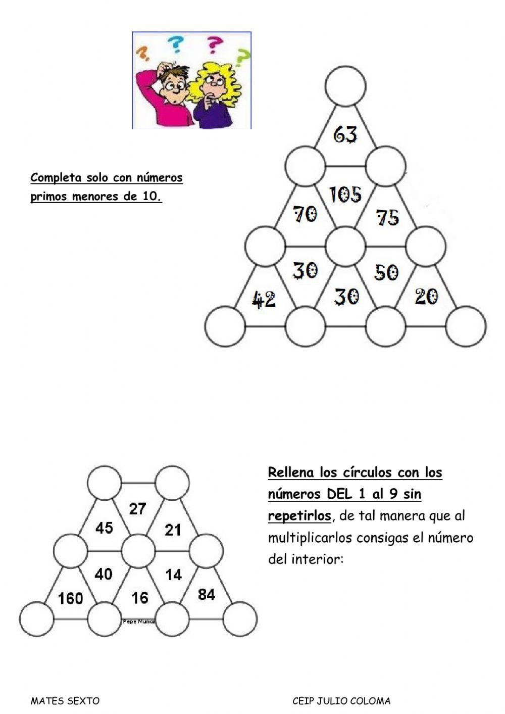 Pirámides de Factores
