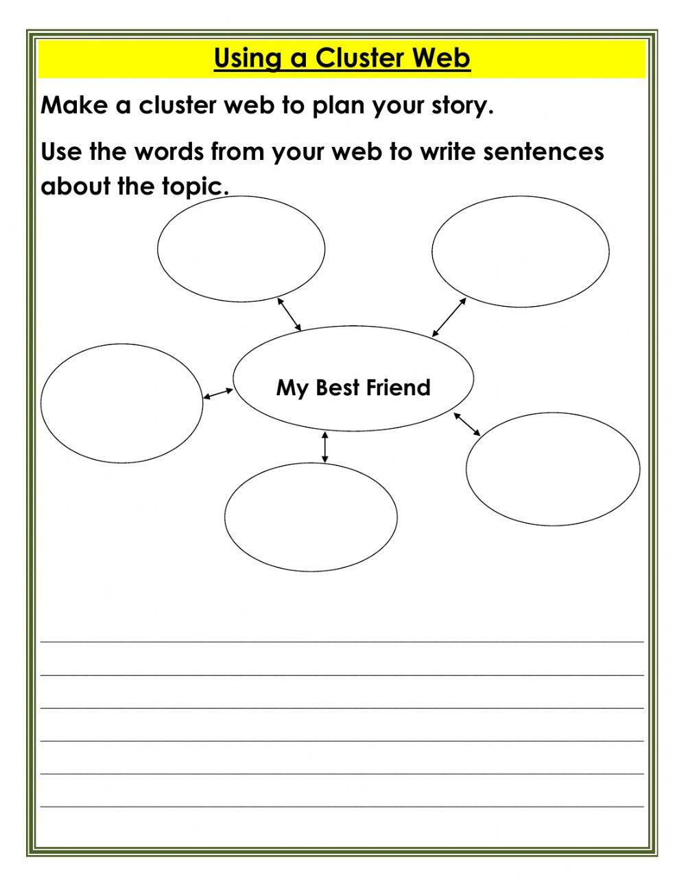 Using a cluster web Using a cluster web