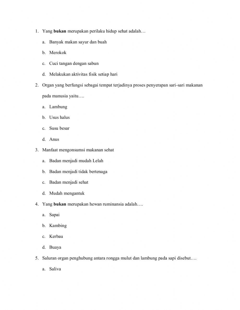 Penilaian tema 3 subtema 1