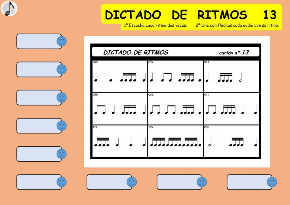 DICTADO DE RITMOS 13
