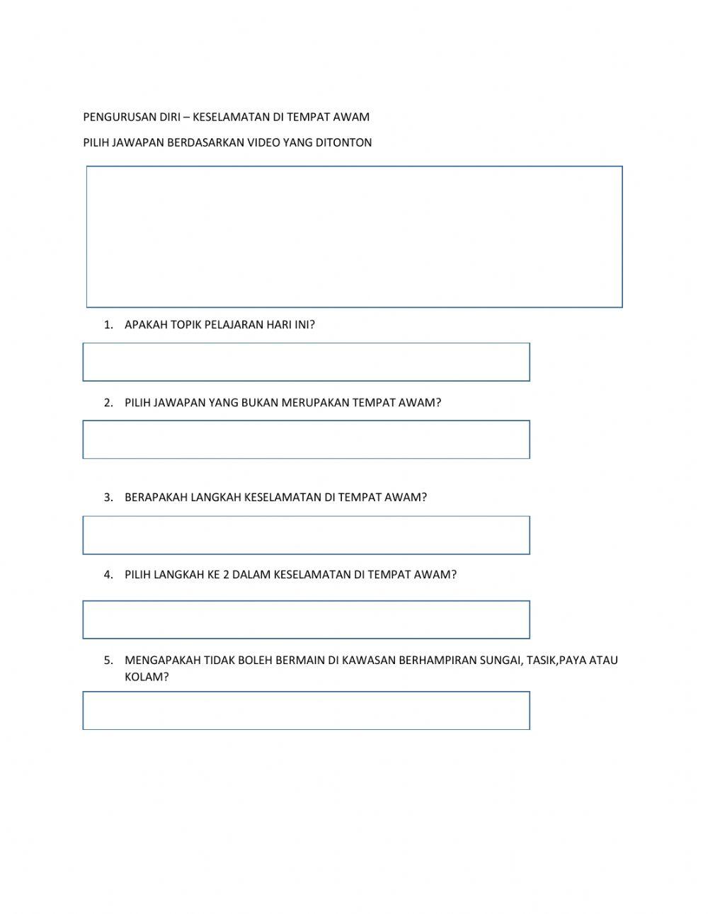 Keselamatan di tempat awam
