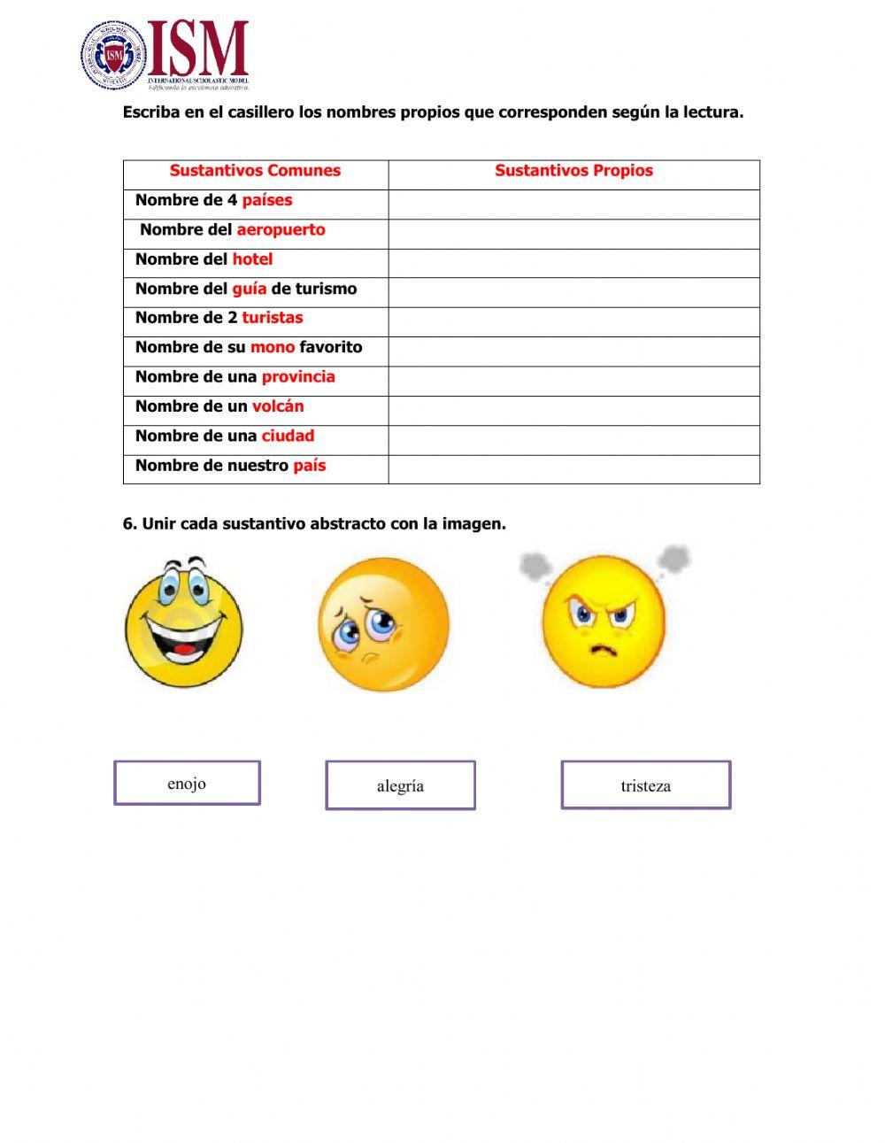 Clases de sustantivos