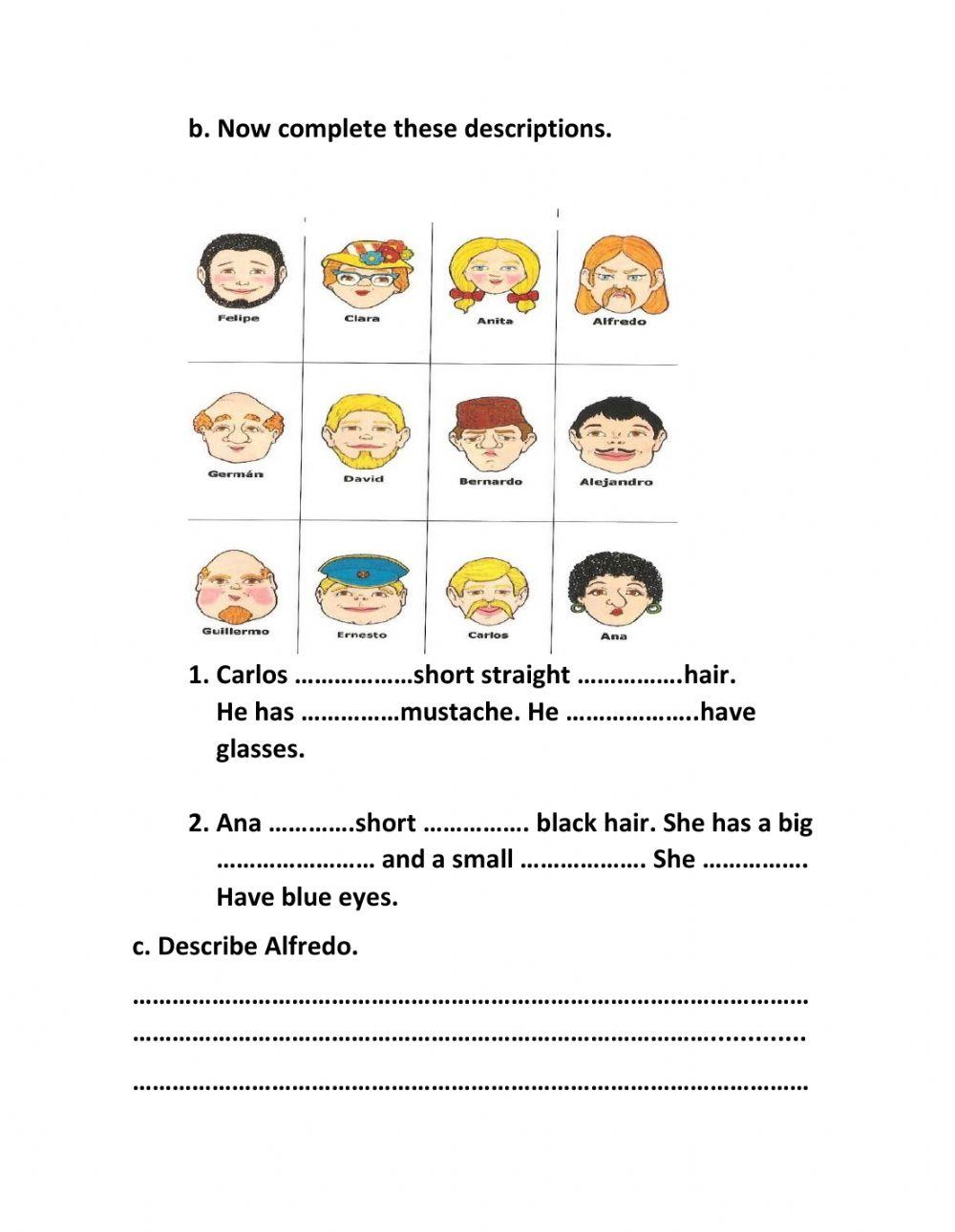 Physical descriptions