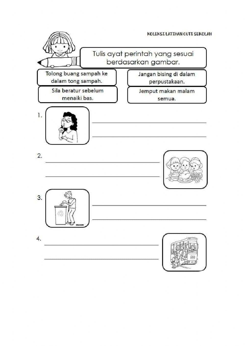 Latihan Kata Ganti Nama