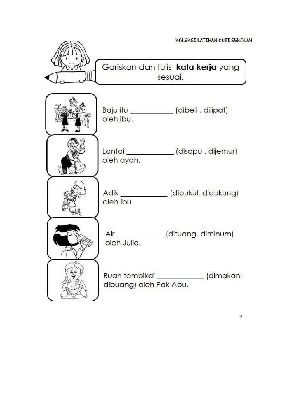 Latihan Kata Ganti Nama