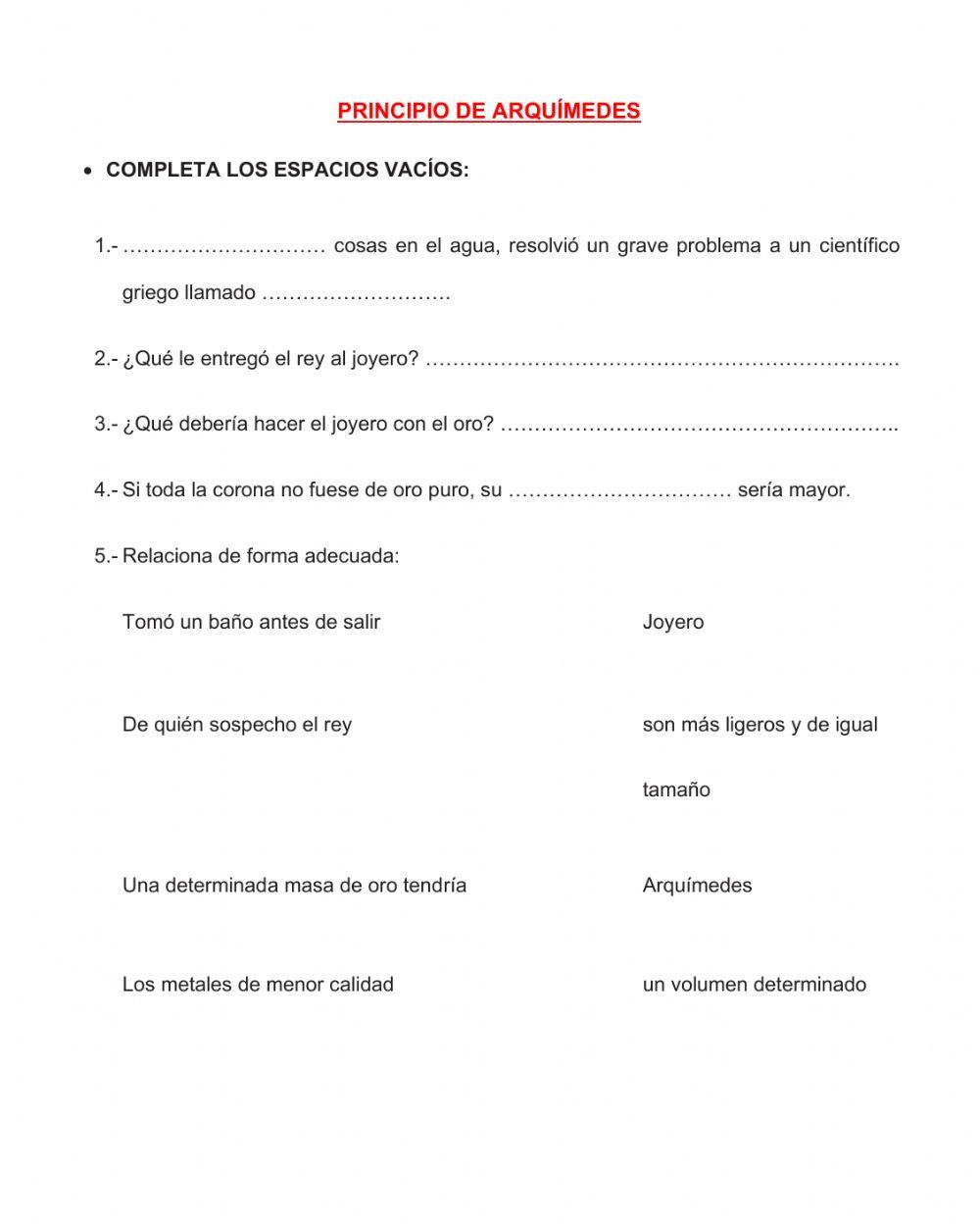 Principio de Arquímedes