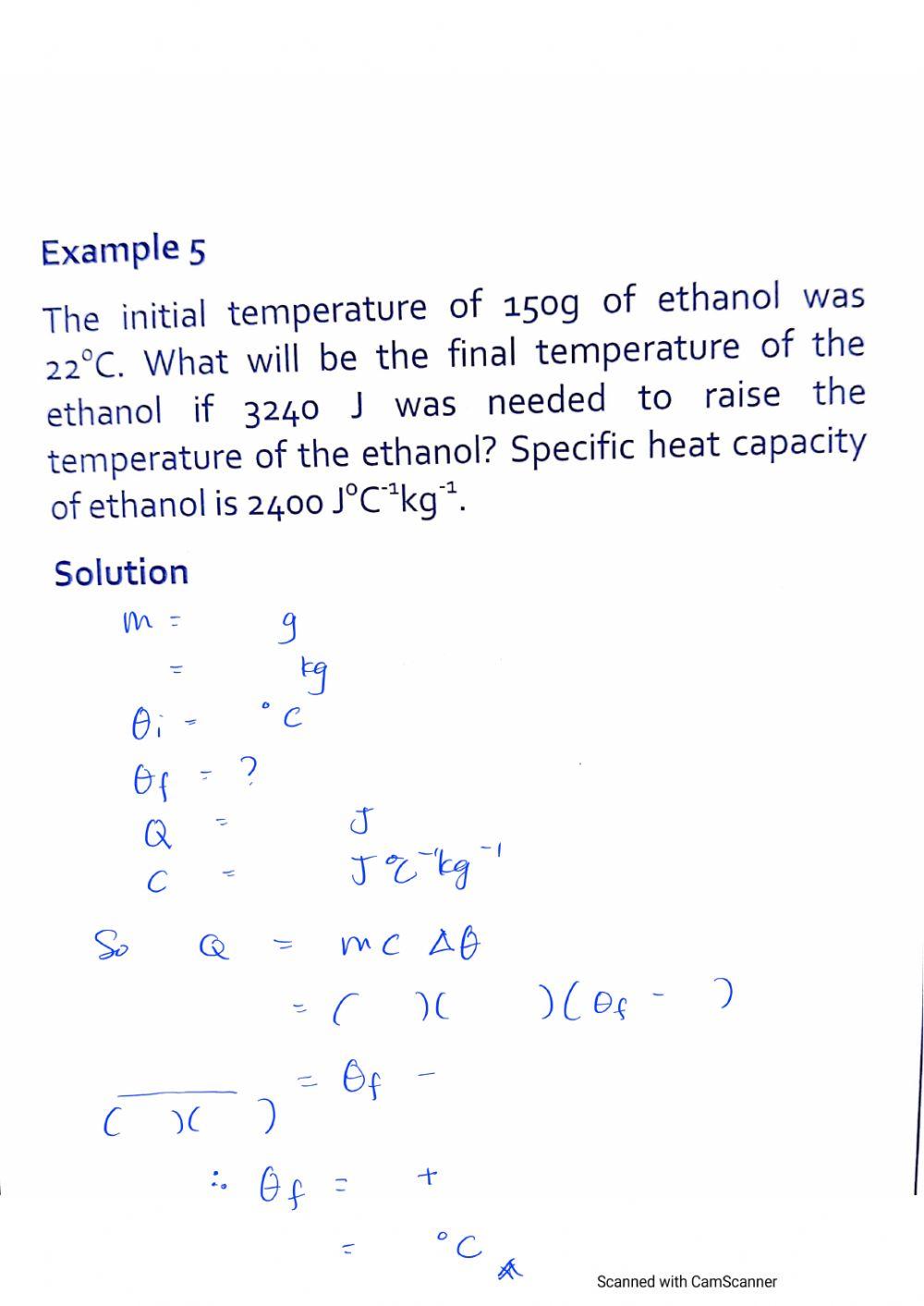 Specific heat capacity