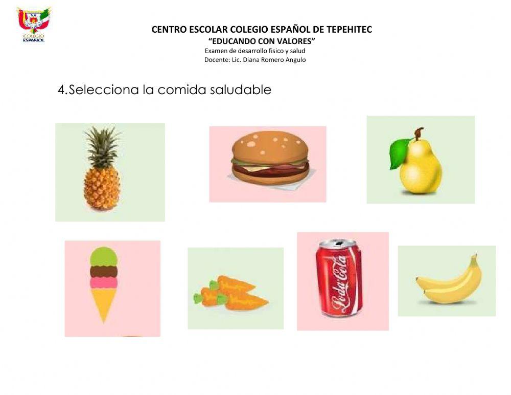 Examen de desarrollo fisico y salud