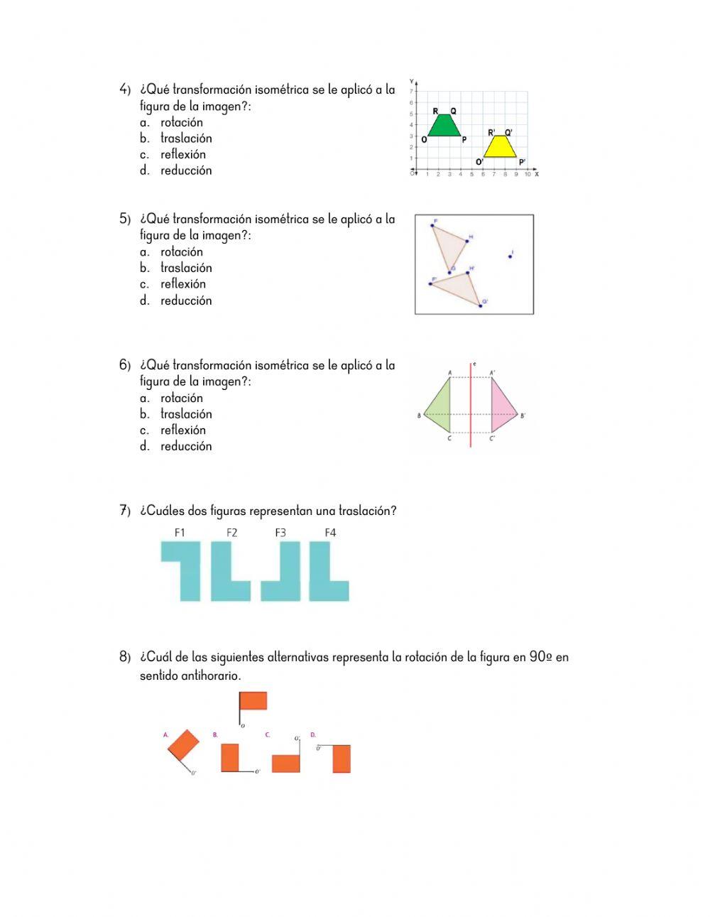 5º, Recordando lo aprendido