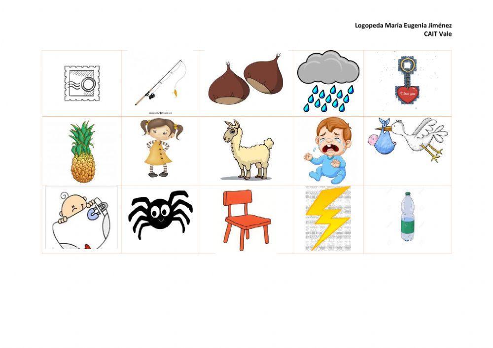 Discriminación palabras ll-ñ