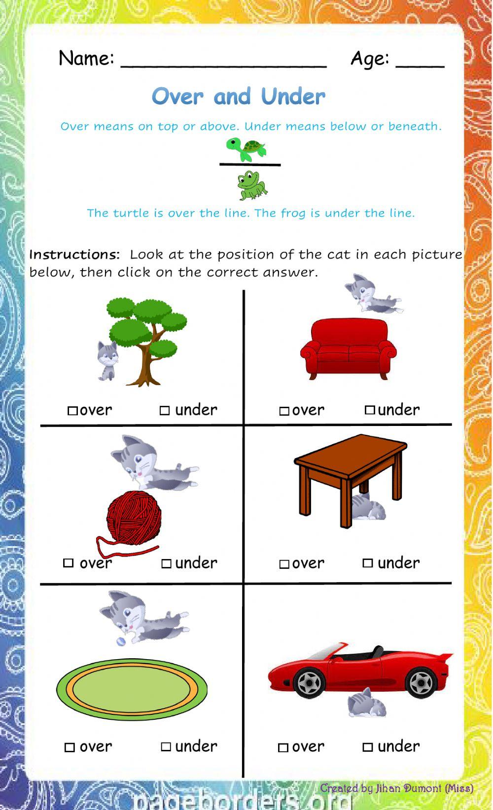 Over and Under Over and Under