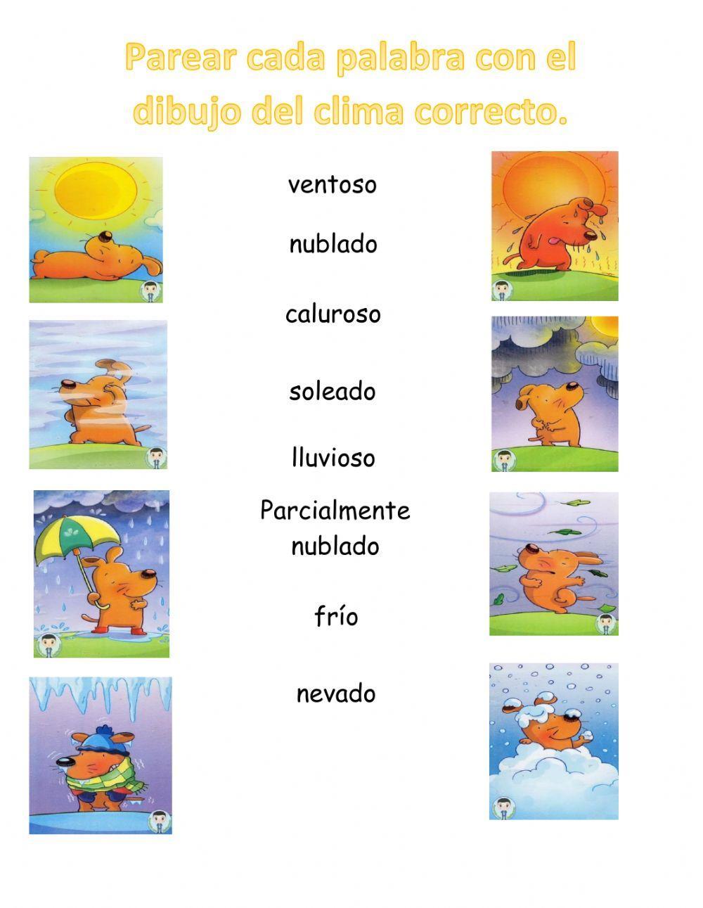 Los estados del clima