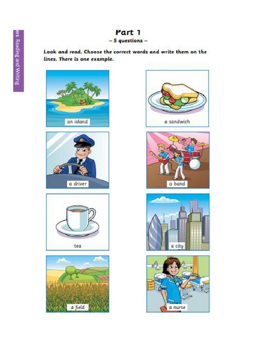 Final exam reading adn writing