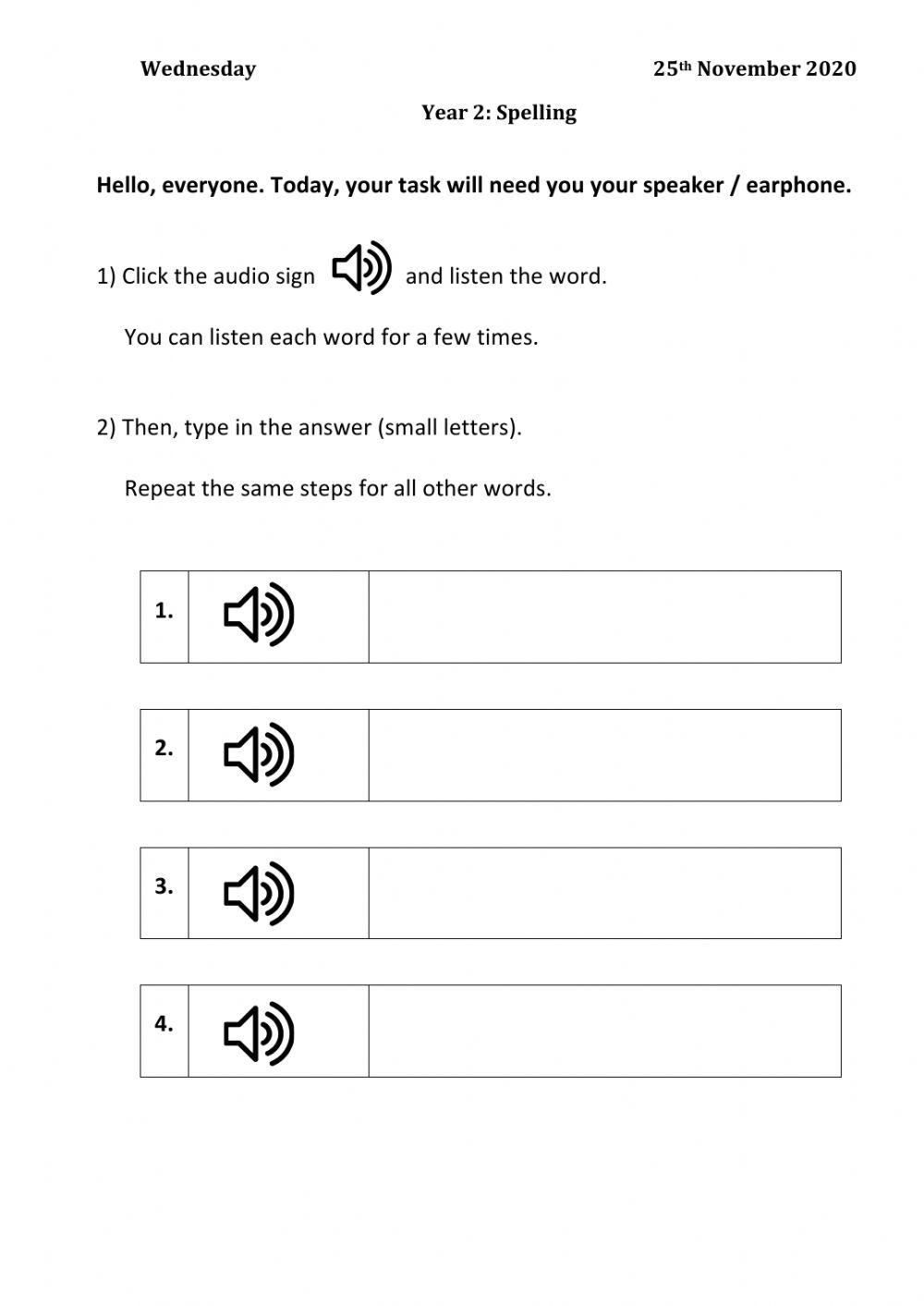 Unit 9: At the Beach (Spelling)