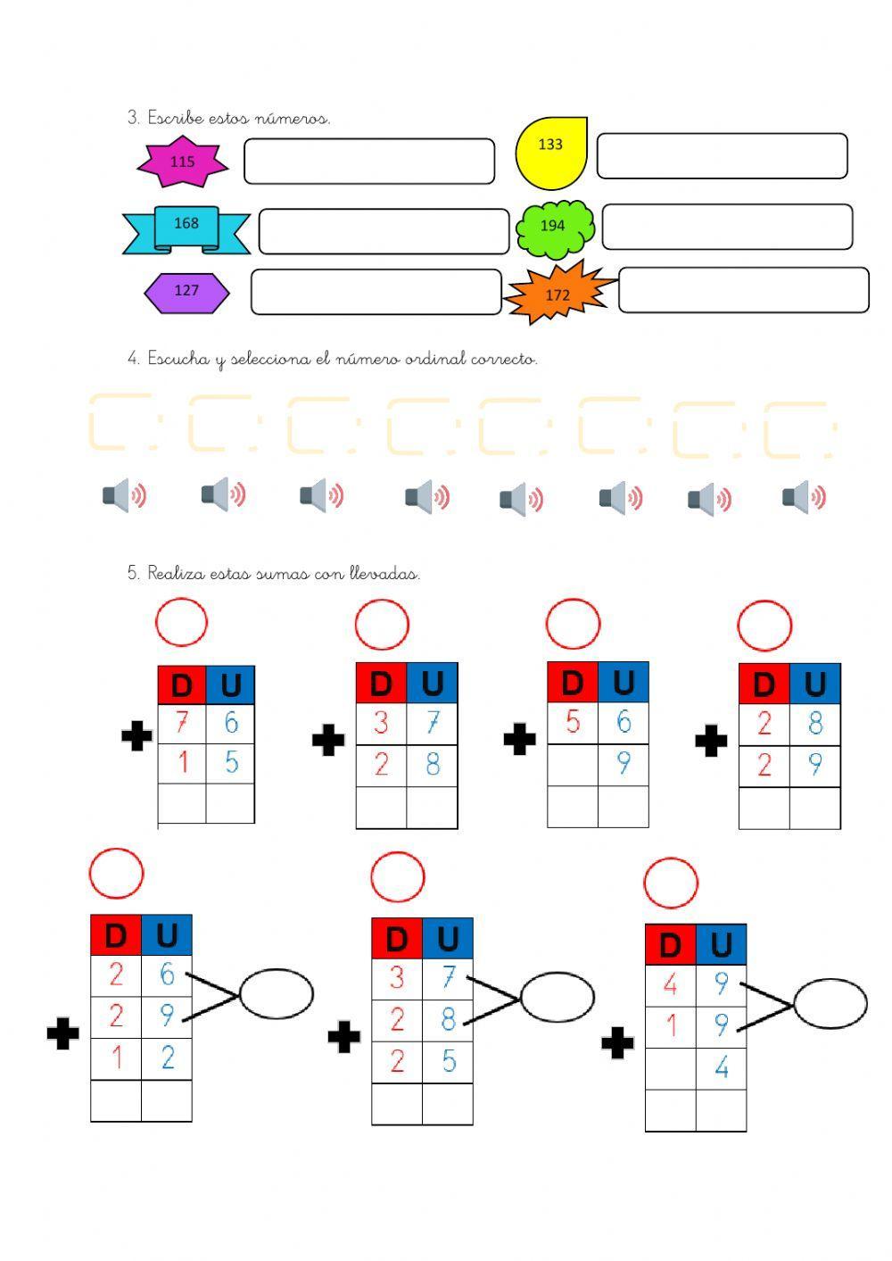 Repaso tema 2º primaria