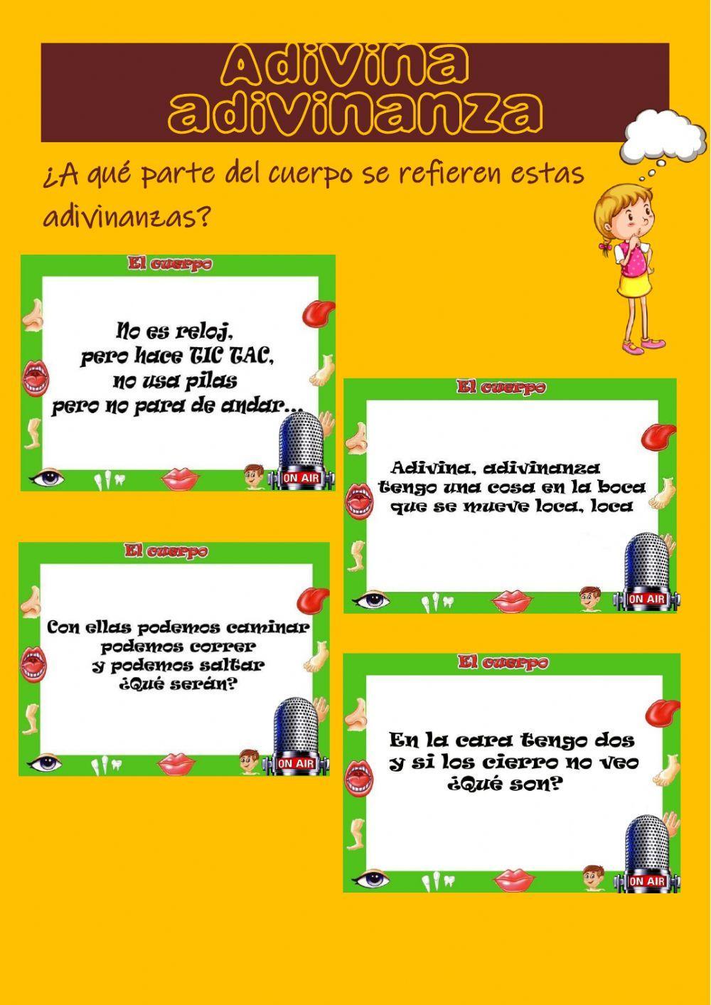 Pasatiempos del cuerpo humano