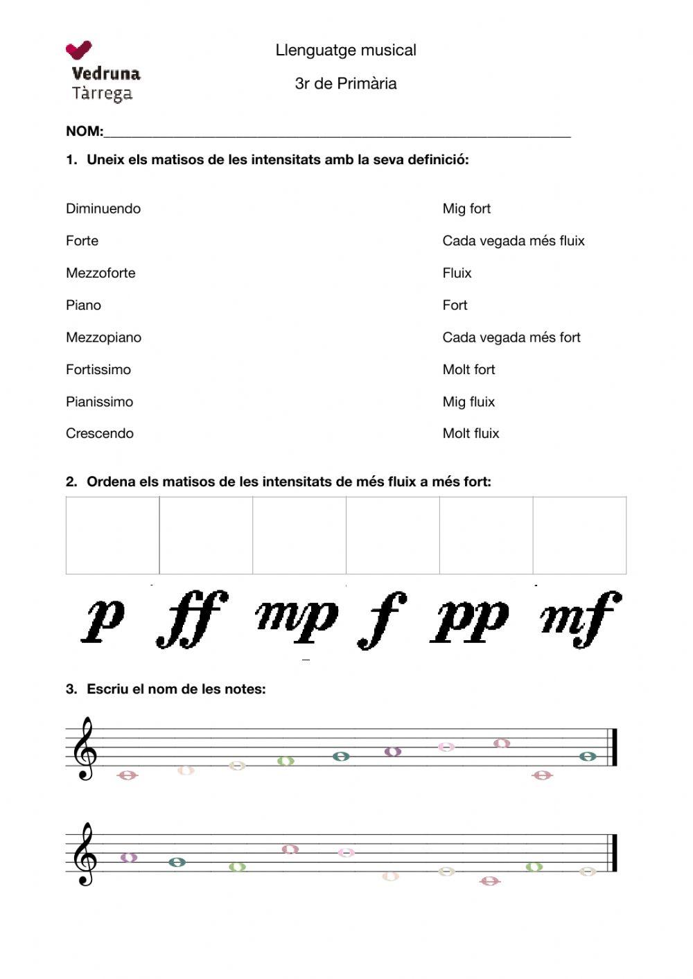 CONTROL MÚSICA 3r 1r TRIMESTRE