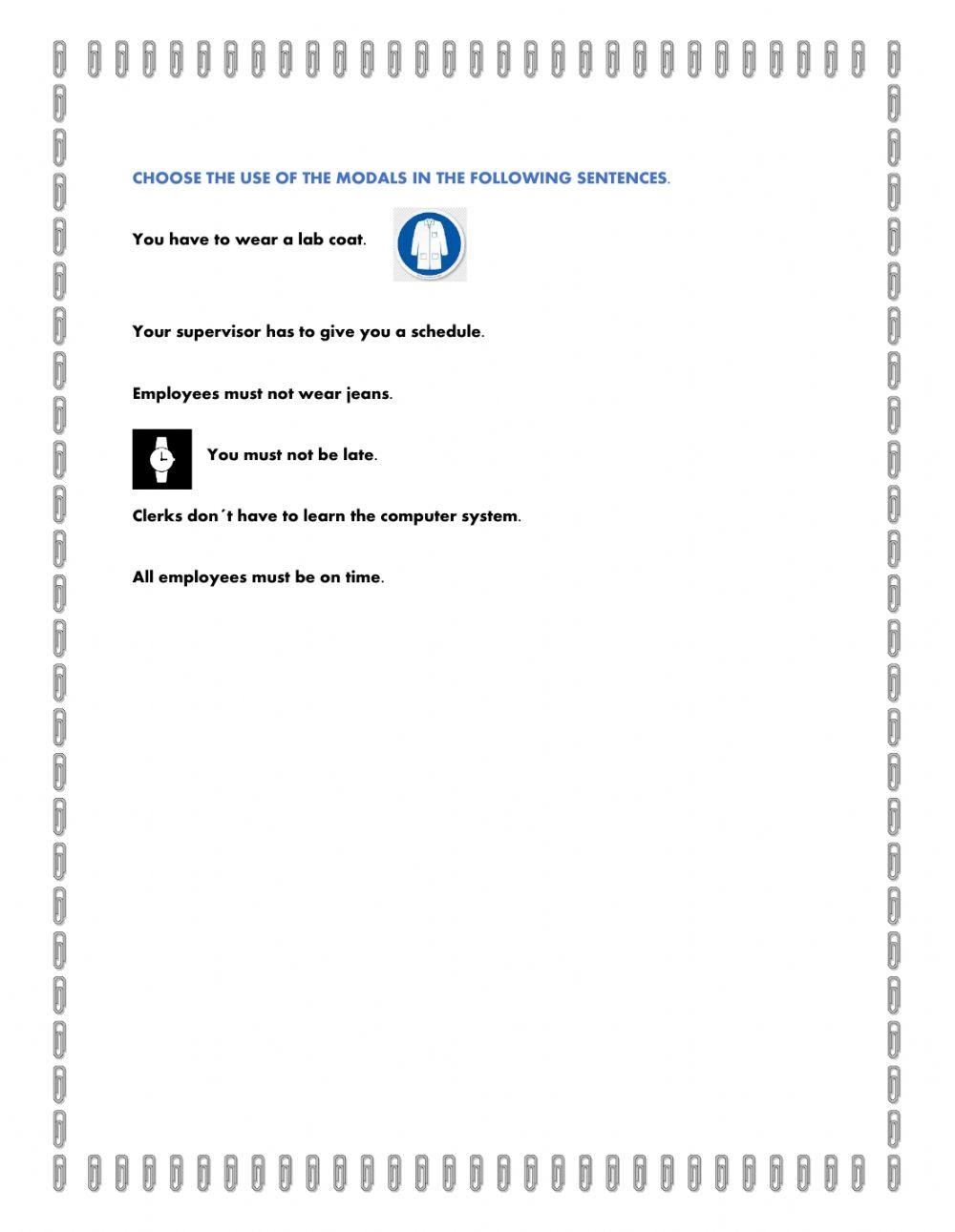 Modals- comparatives
