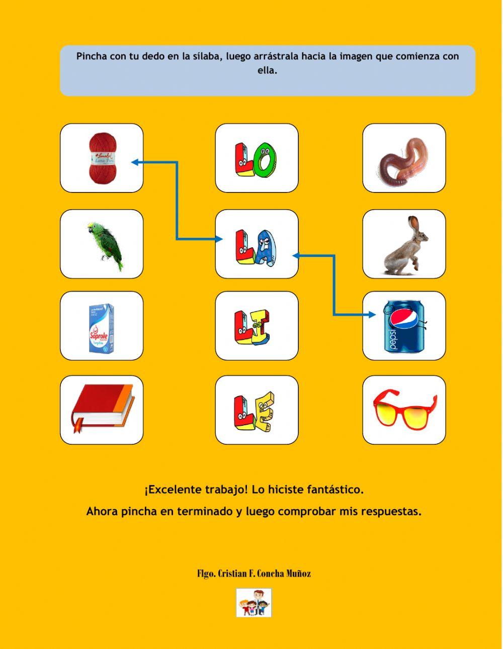 Sílaba inicial fonema L