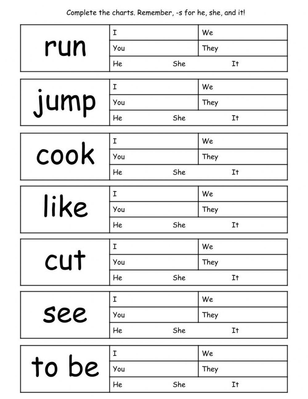 Simple Present Verbs