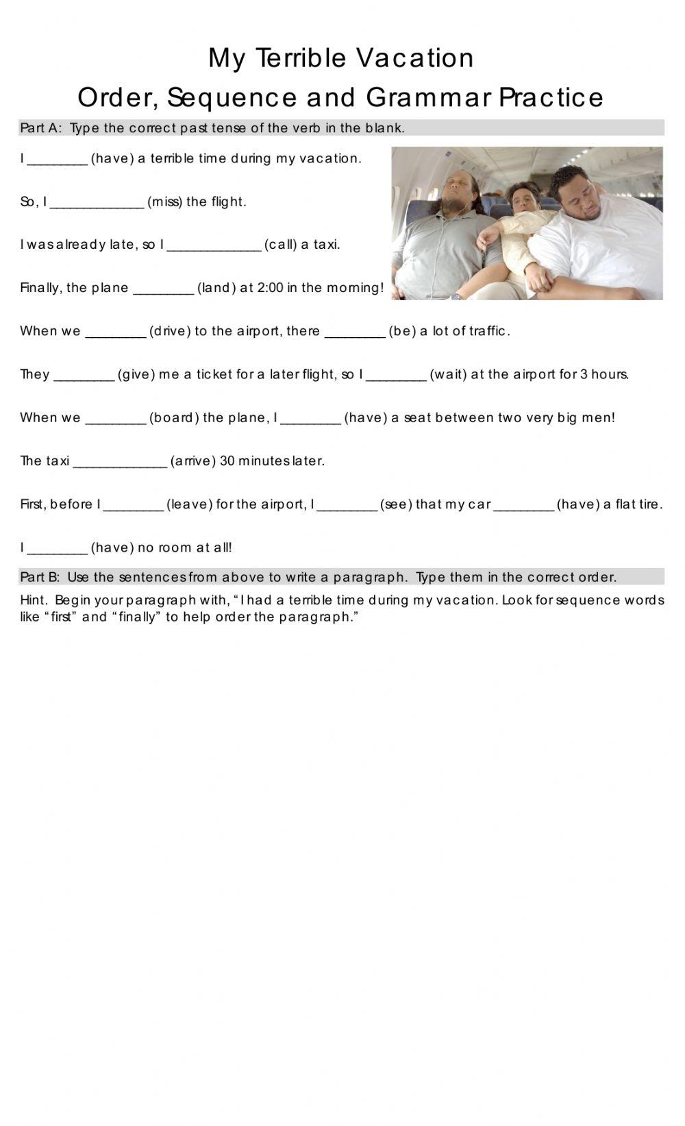 My Terrible Vacation