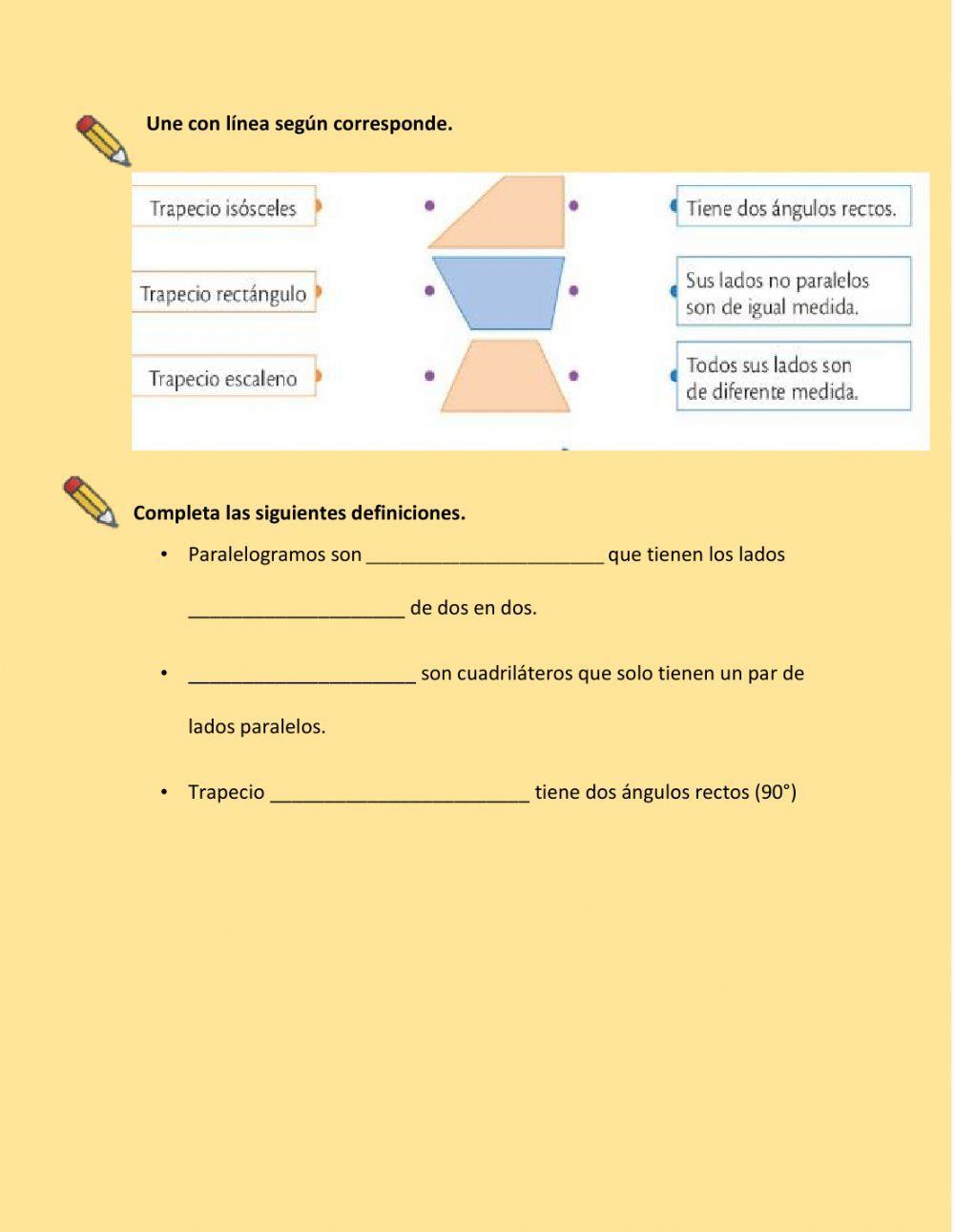 Paralelogramos y trapecios