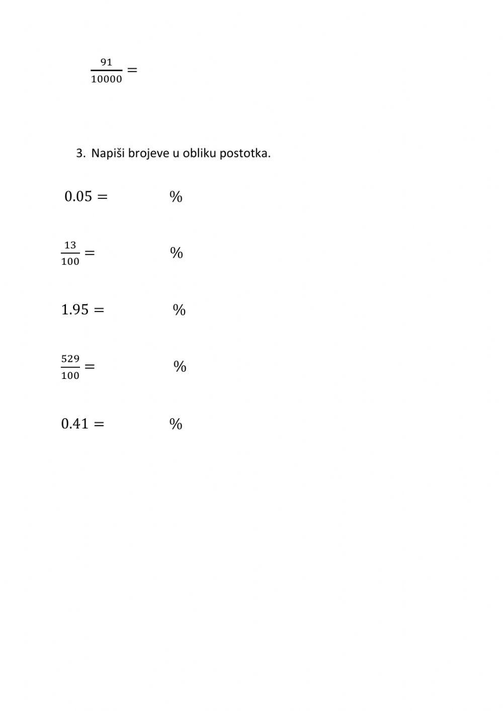 Različiti zapisi broja