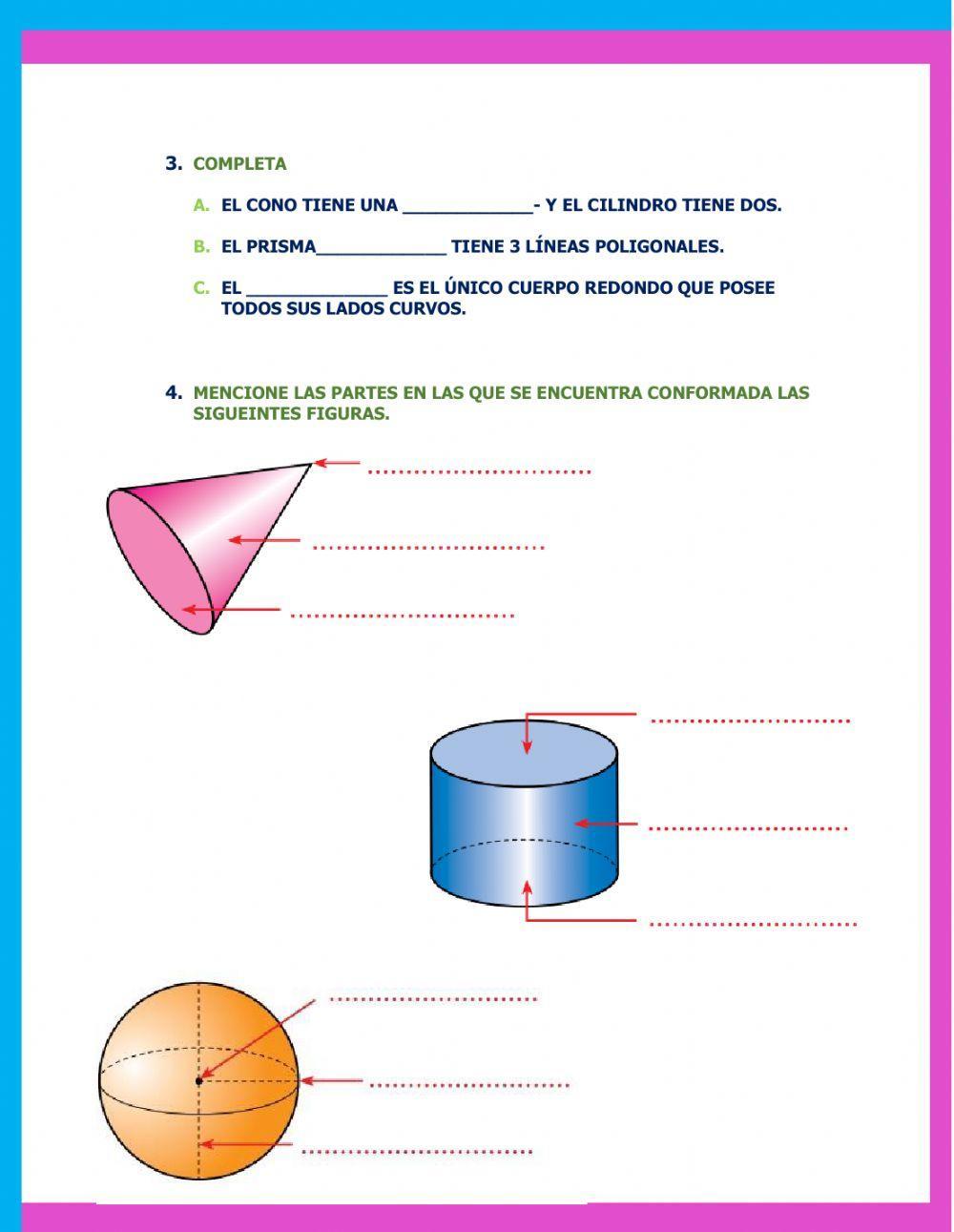 Evaluación de geometría
