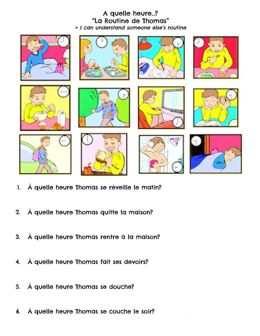 La Routine de Thomas
