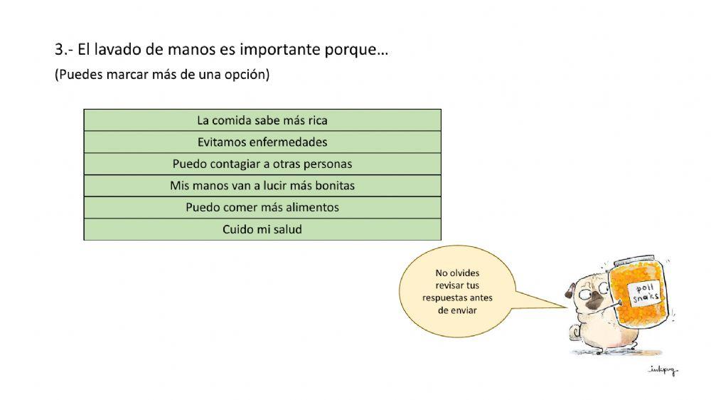 Alimentación e higiene