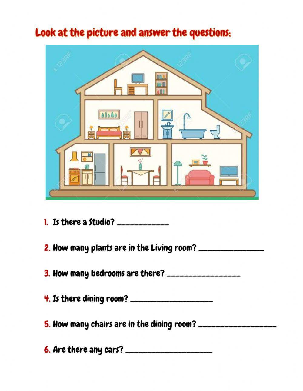 Is there, are there? and How Many? Questions