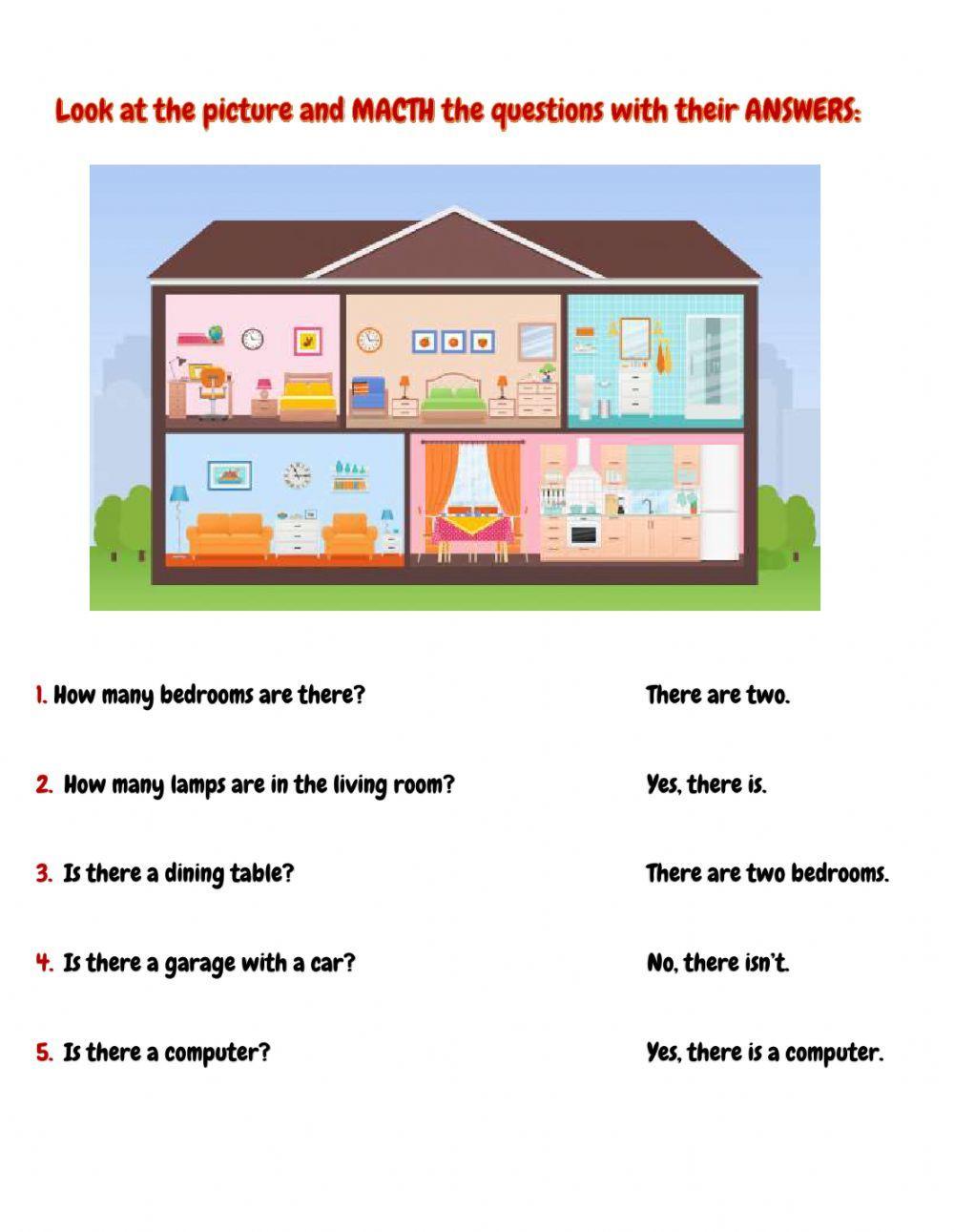 Is there, are there? and How Many? Questions