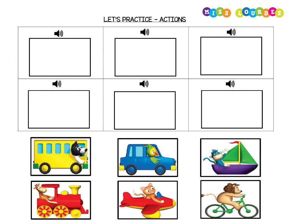 Let's practice - actions