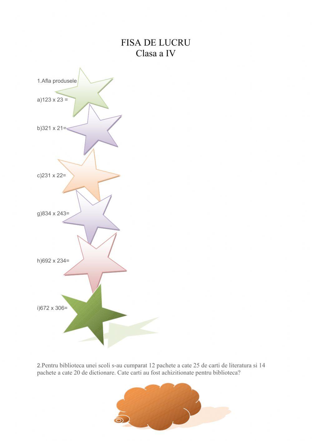 Fisa de lucru