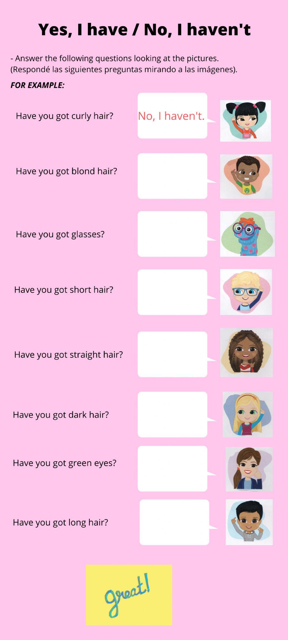 Yes, I have - No, I haven't