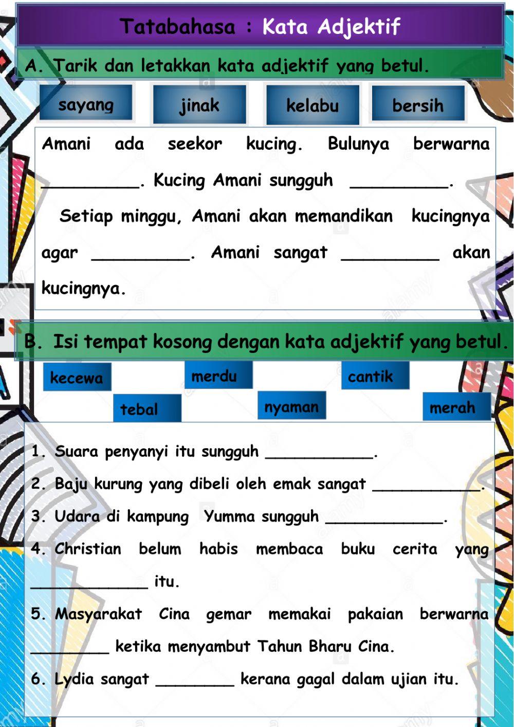 Tatabahasa : Kata Adjektif Tatabahasa : Kata Adjektif