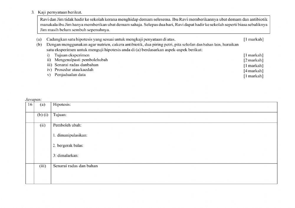 Esei Bahagian C Sains
