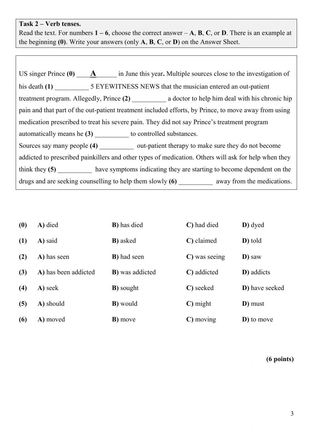 ŠKOLSKO NATJECANJE IZ ENGLESKOG JEZIKA za 8. razred osnovne škole ŠKOLSKA GODINA 2016. - 2017.