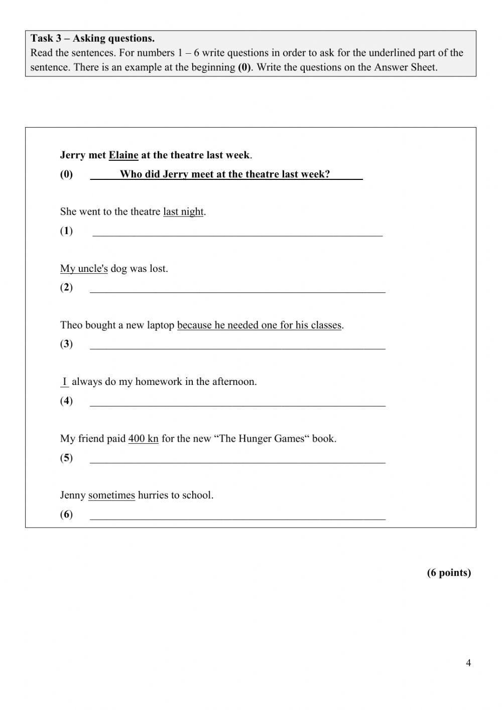 ŠKOLSKO NATJECANJE IZ ENGLESKOG JEZIKA za 8. razred osnovne škole ŠKOLSKA GODINA 2016. - 2017.