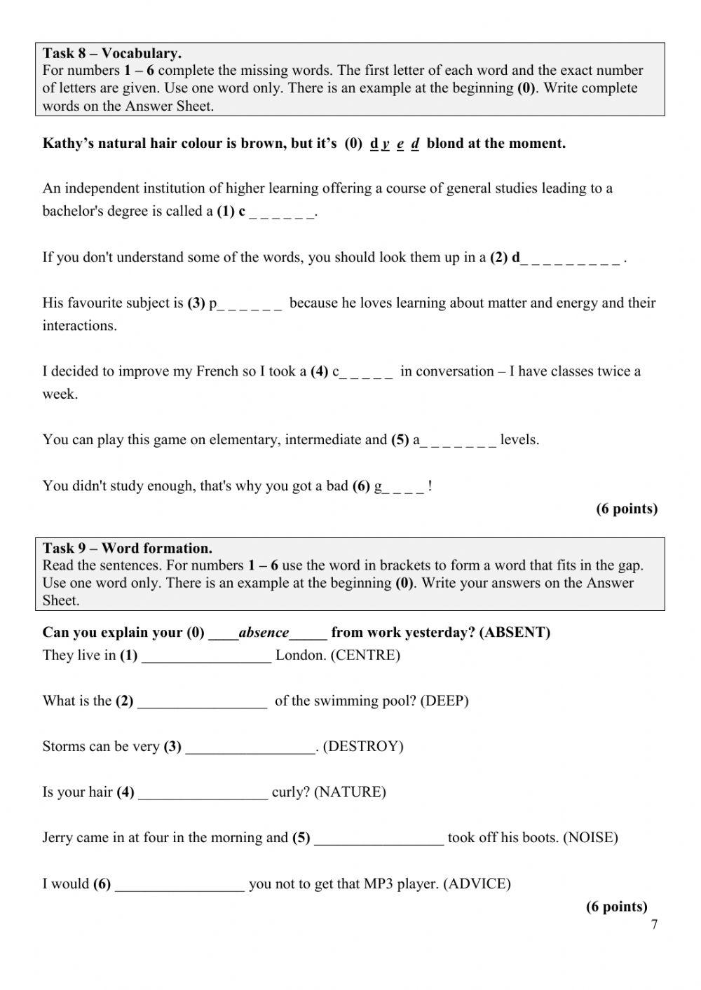 ŠKOLSKO NATJECANJE IZ ENGLESKOG JEZIKA za 8. razred osnovne škole ŠKOLSKA GODINA 2016. - 2017.