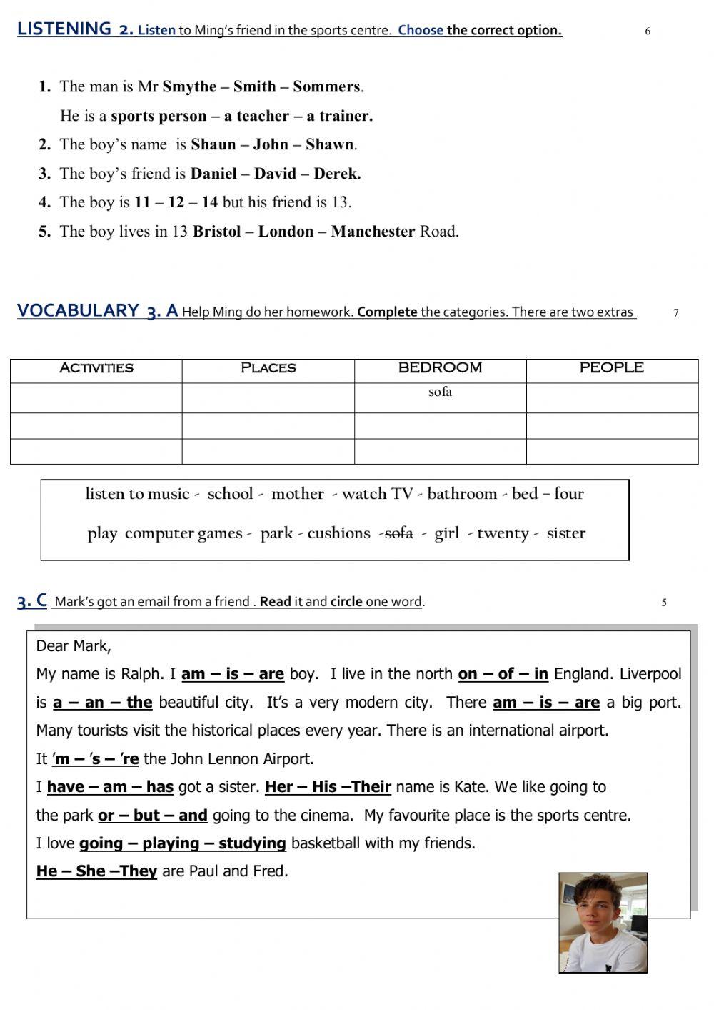 Practise 2 for final  test
